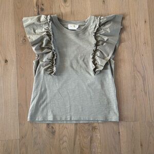 NATION LTD Ruffle top